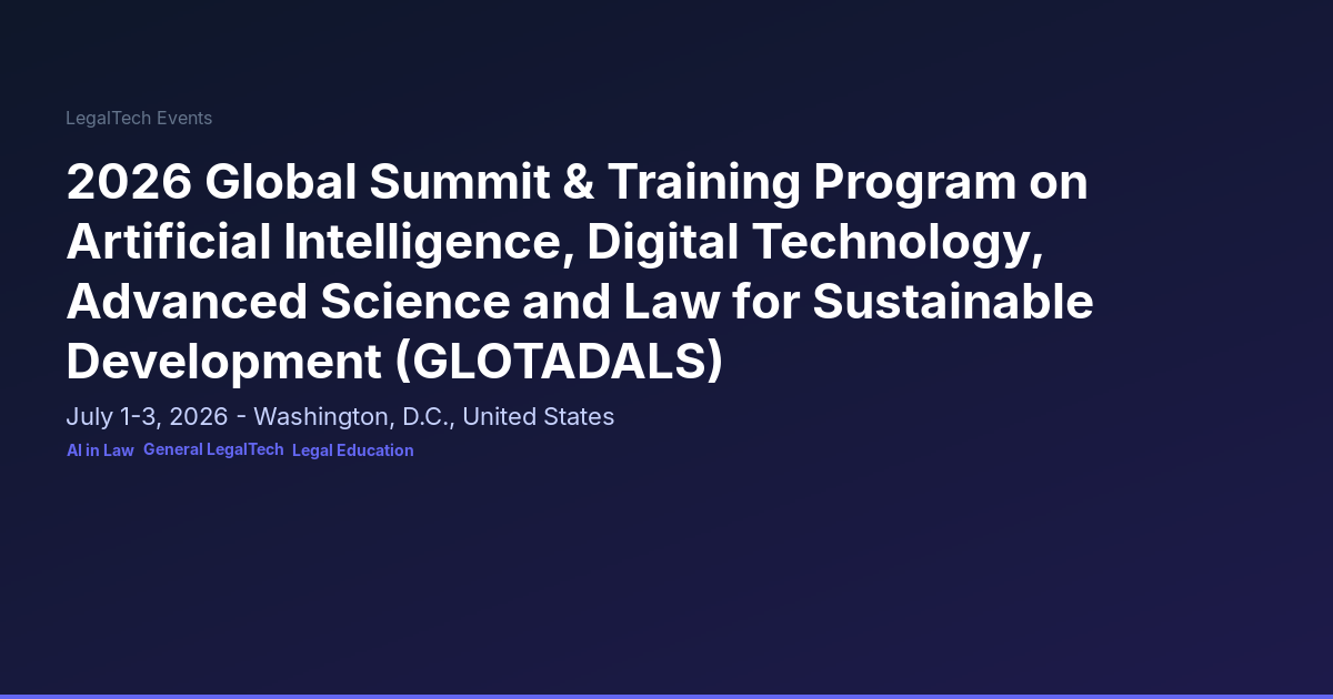 2026 Global Summit & Training Program on Artificial Intelligence ...